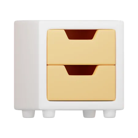 CABINET SMALL 3 D Icon 3D Icon