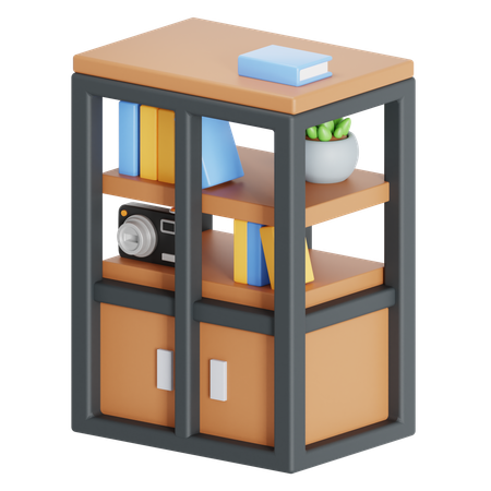 Cabinet tall  3D Icon