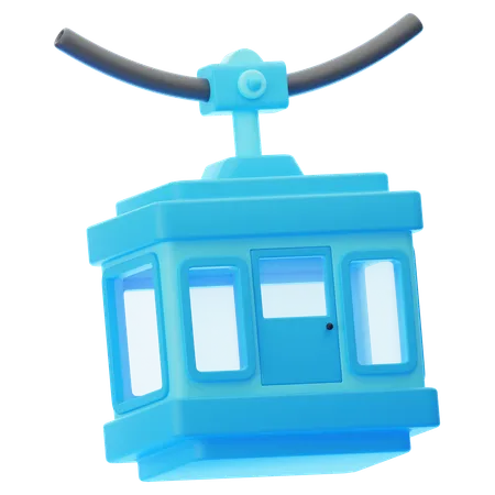 CABLE CAR  3D Icon