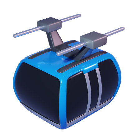 Cable Car  3D Icon