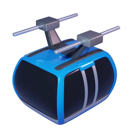 Cable Car  3D Icon