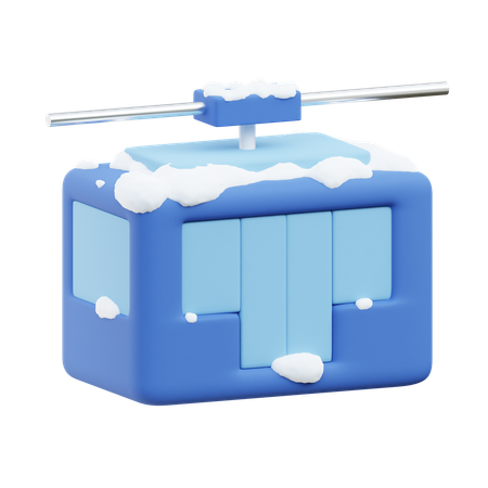 Cable Car  3D Icon