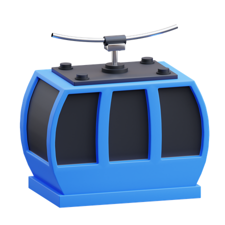 Cable Car  3D Icon