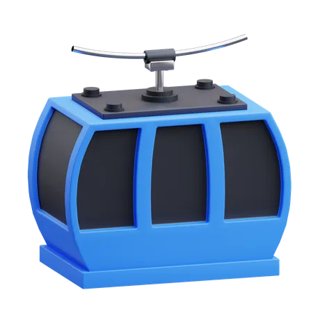 Cable Car  3D Icon