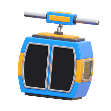 Cable Car  3D Icon