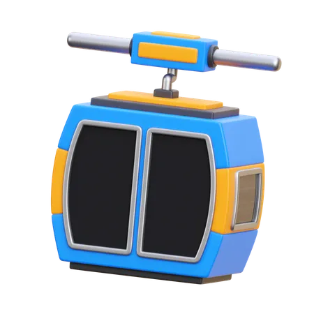 Cable Car  3D Icon