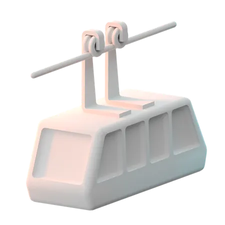 Cable Car  3D Icon