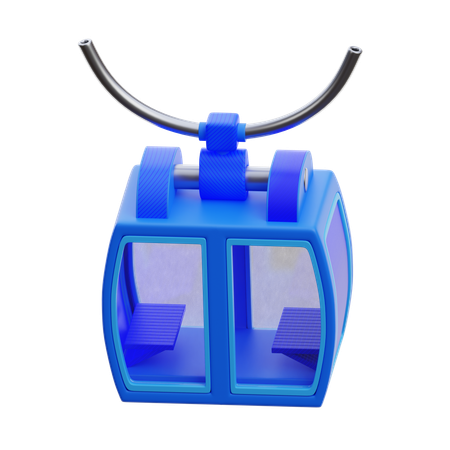 Cable Car  3D Icon