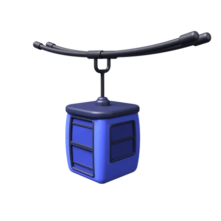 Cable Car  3D Icon