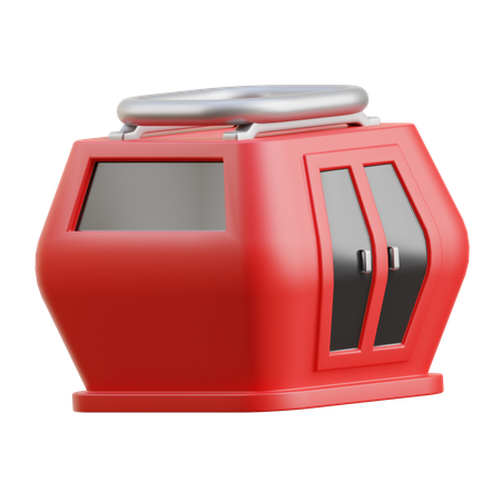 Cable Car  3D Icon