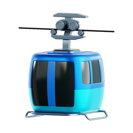 Cable Car  3D Icon