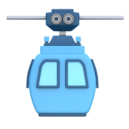 Cable Car  3D Icon