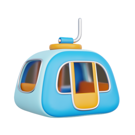 Cable Car  3D Icon