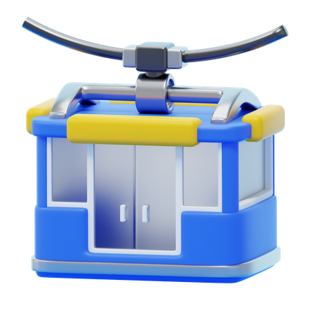 CABLE CAR 3D Icon