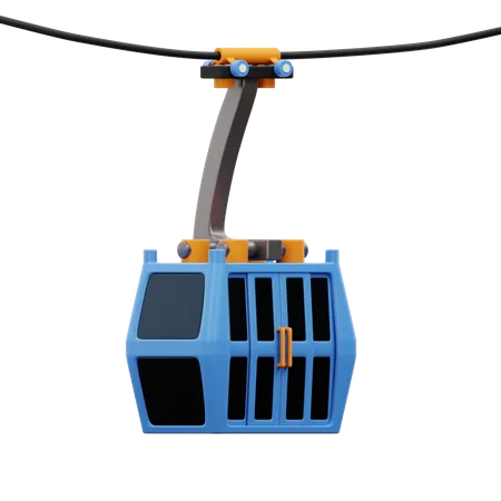 Cable Car 3 D Icon 3D Icon
