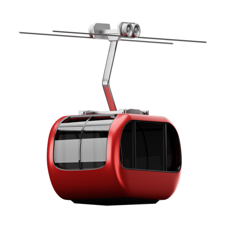 Cable Cars 3D Icon