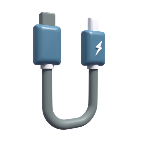 Cable de carga  3D Icon