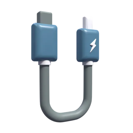 Cable de carga  3D Icon