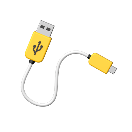 Cable de datos  3D Icon