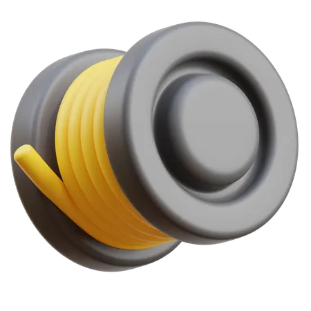 Cable de hierro  3D Icon