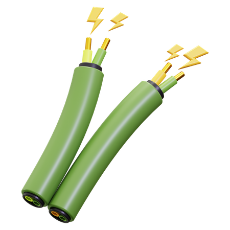 Cable eléctrico  3D Icon
