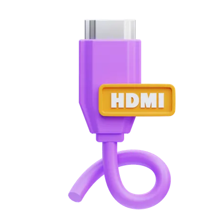 Cable HDMI  3D Icon