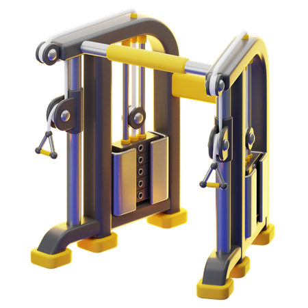 Cable Machine  3D Icon