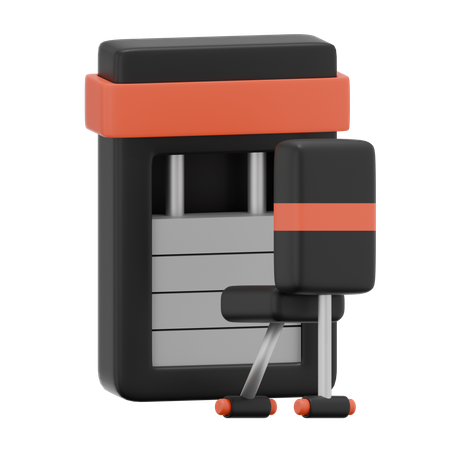 Cable Machine  3D Icon