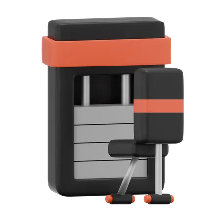 Cable Machine  3D Icon