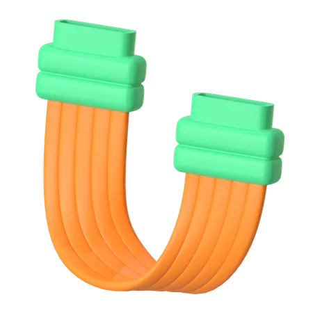 Cable sata  3D Icon