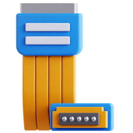 Câble SATA  3D Icon