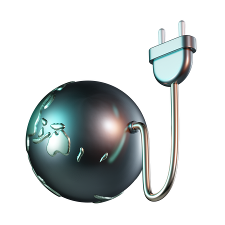 Cable de tierra  3D Icon