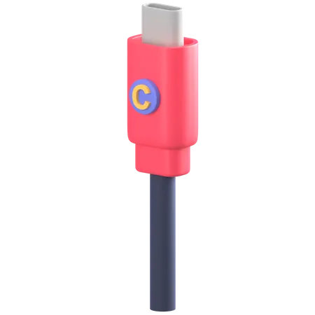 Cable usb  3D Icon
