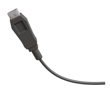 Cable USB tipo A  3D Icon