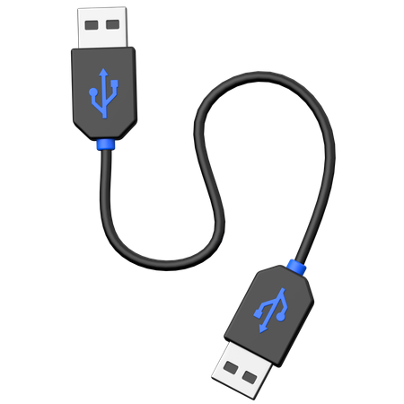 Cabo USB  3D Icon