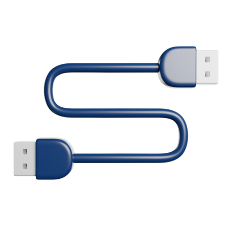 Cabo USB  3D Icon