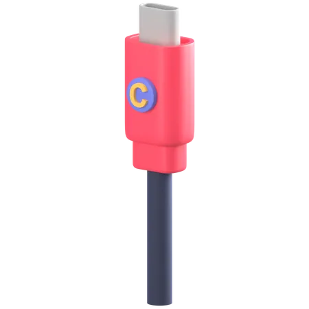 Cabo USB  3D Icon