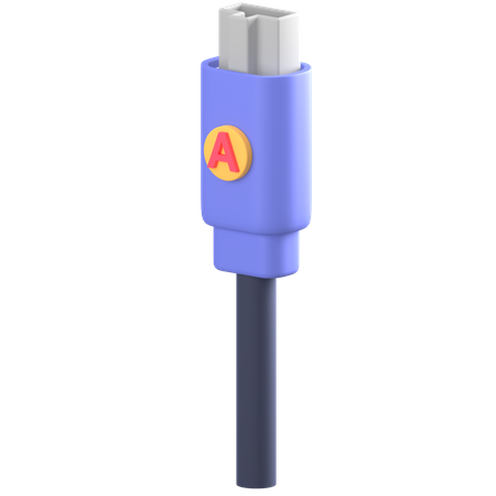 Cabo USB  3D Icon