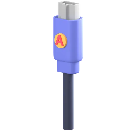 Cabo USB  3D Icon