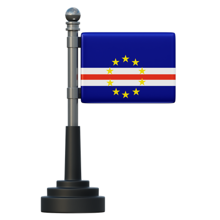 Cabo Verde Flag  3D Icon