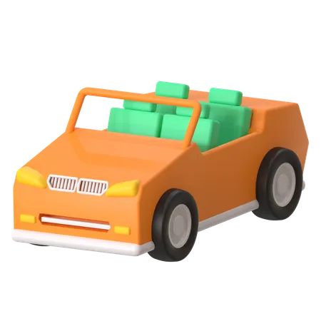 Cabrio  3D Icon