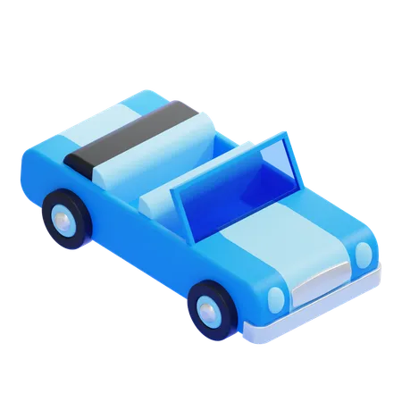 Cabriolet  3D Icon