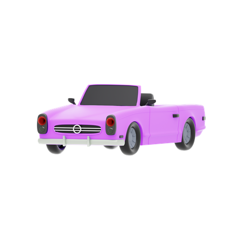 Cabriolet  3D Icon