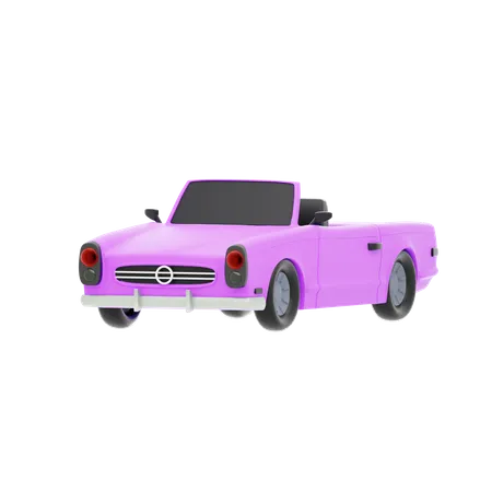 Cabriolet  3D Icon