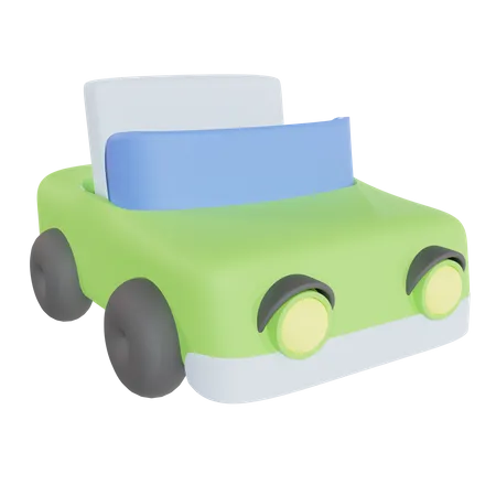 Cabriolet Car  3D Icon