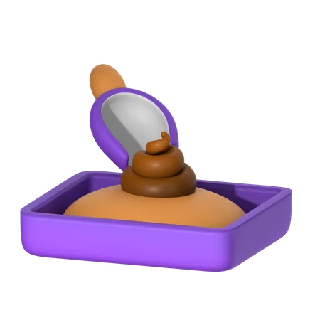 Boîte à caca  3D Icon