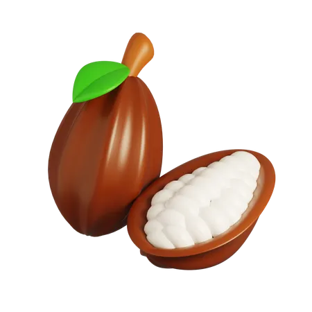 Cacao  3D Icon