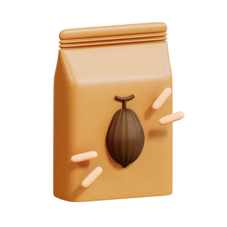 Polvo de cacao  3D Icon
