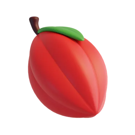 Fruit du cacao  3D Icon