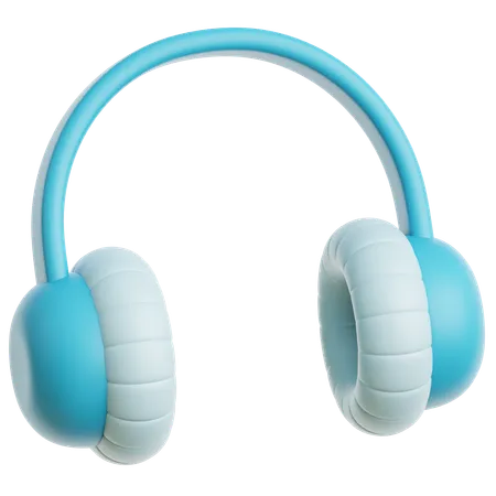 Casque antibruit  3D Icon